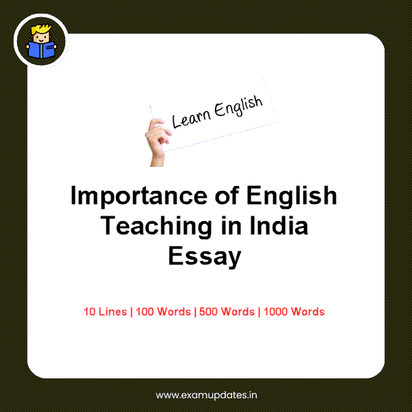 Importance of English Teaching in India Essay